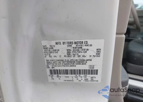 2012 Ford Escape Xls from USA, damaged, VIN 1FMCU0C79CKC29002